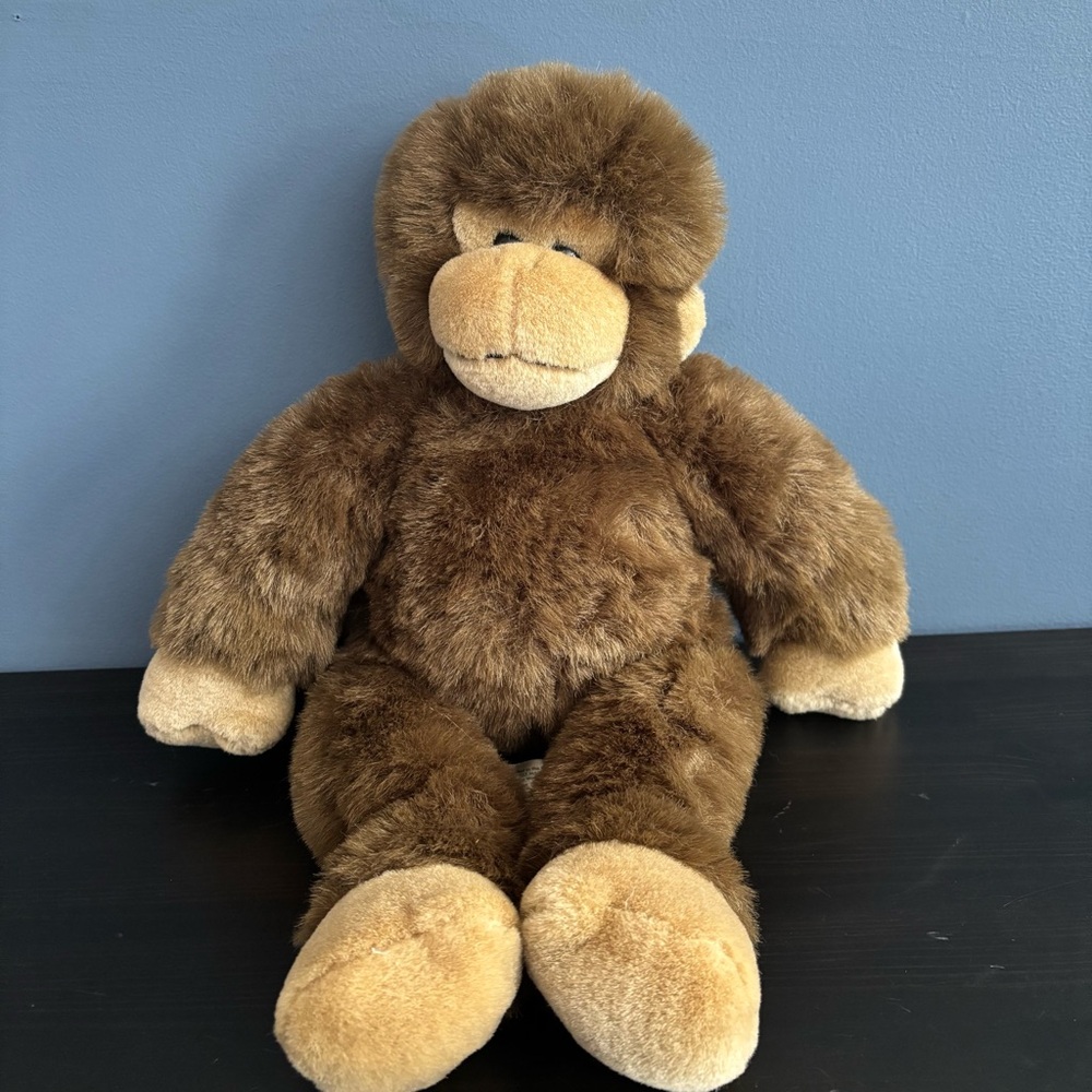 Build a Bear Brown Stuffed Monkey